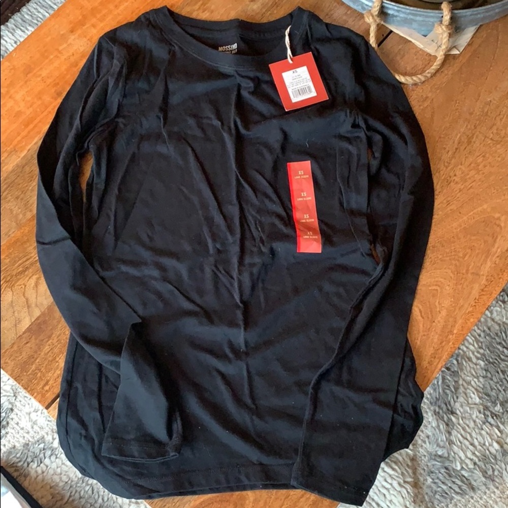 Mossimo basic long sleeve black shirt. XS